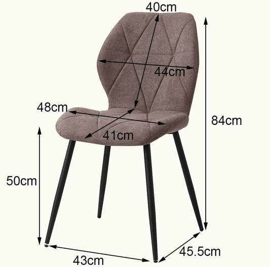Chaise pour table de réunion | SET DE 4 PIÈCES