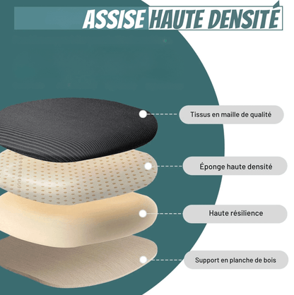 Chaise de bureau ergonomique en maille