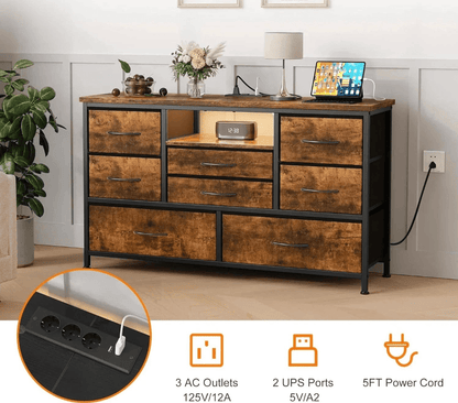 Meubles de rangement bureau bois rustique