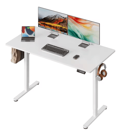 Bureau assis debout blanc