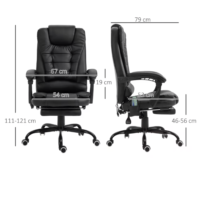 Chaise de bureau massante