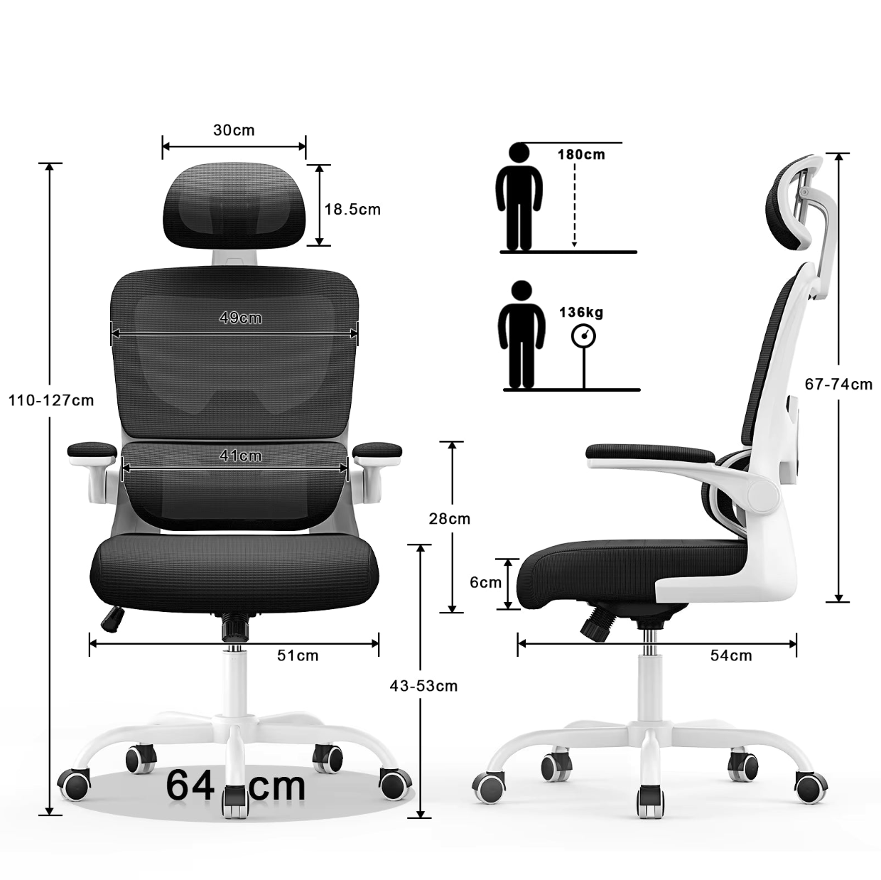 Chaise de bureau simple