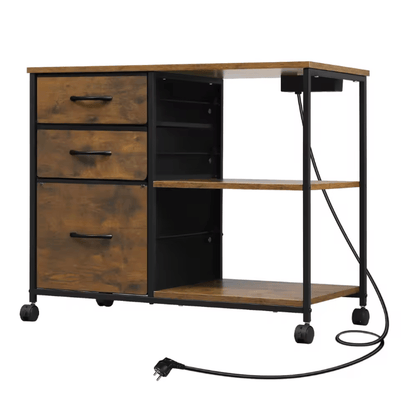 Meuble a roulette bureau imprimante