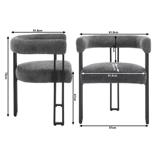 Chaise de bureau espace détente | SET 2 PIÈCES