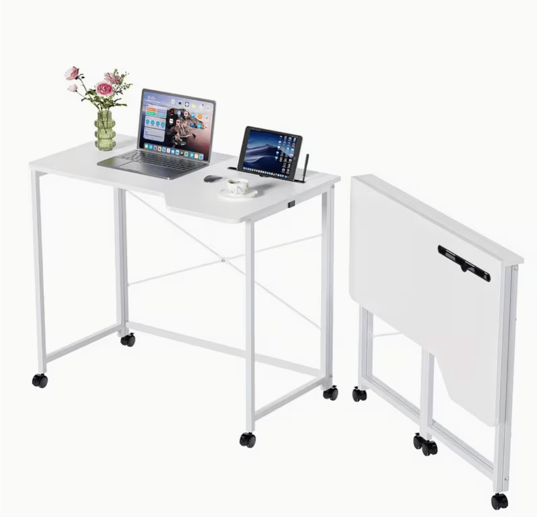 Bureau pliable petit espace 90 cm
