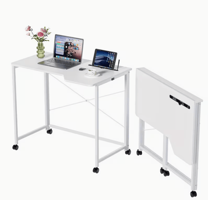 Bureau pliable petit espace 90 cm