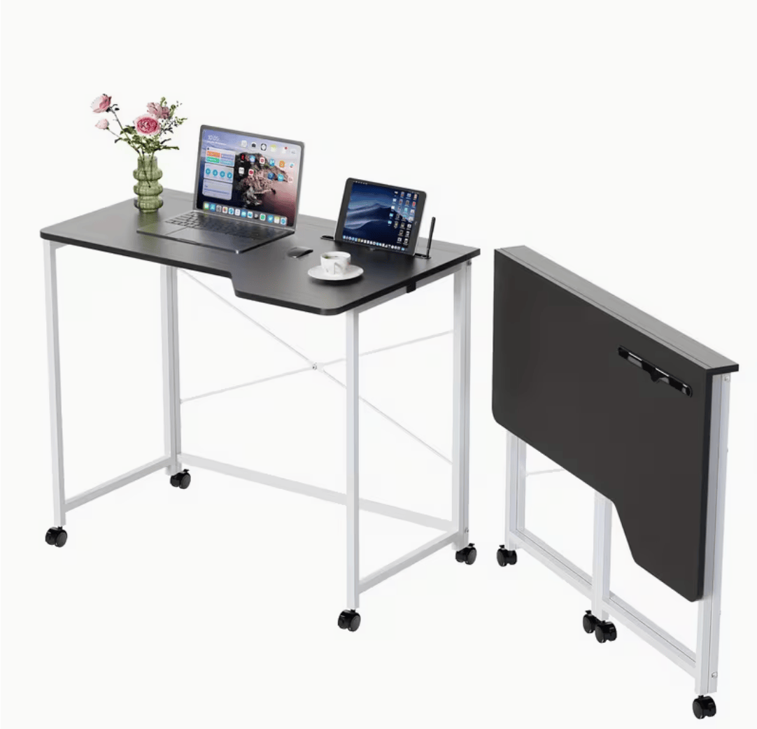 Bureau pliable petit espace 90 cm
