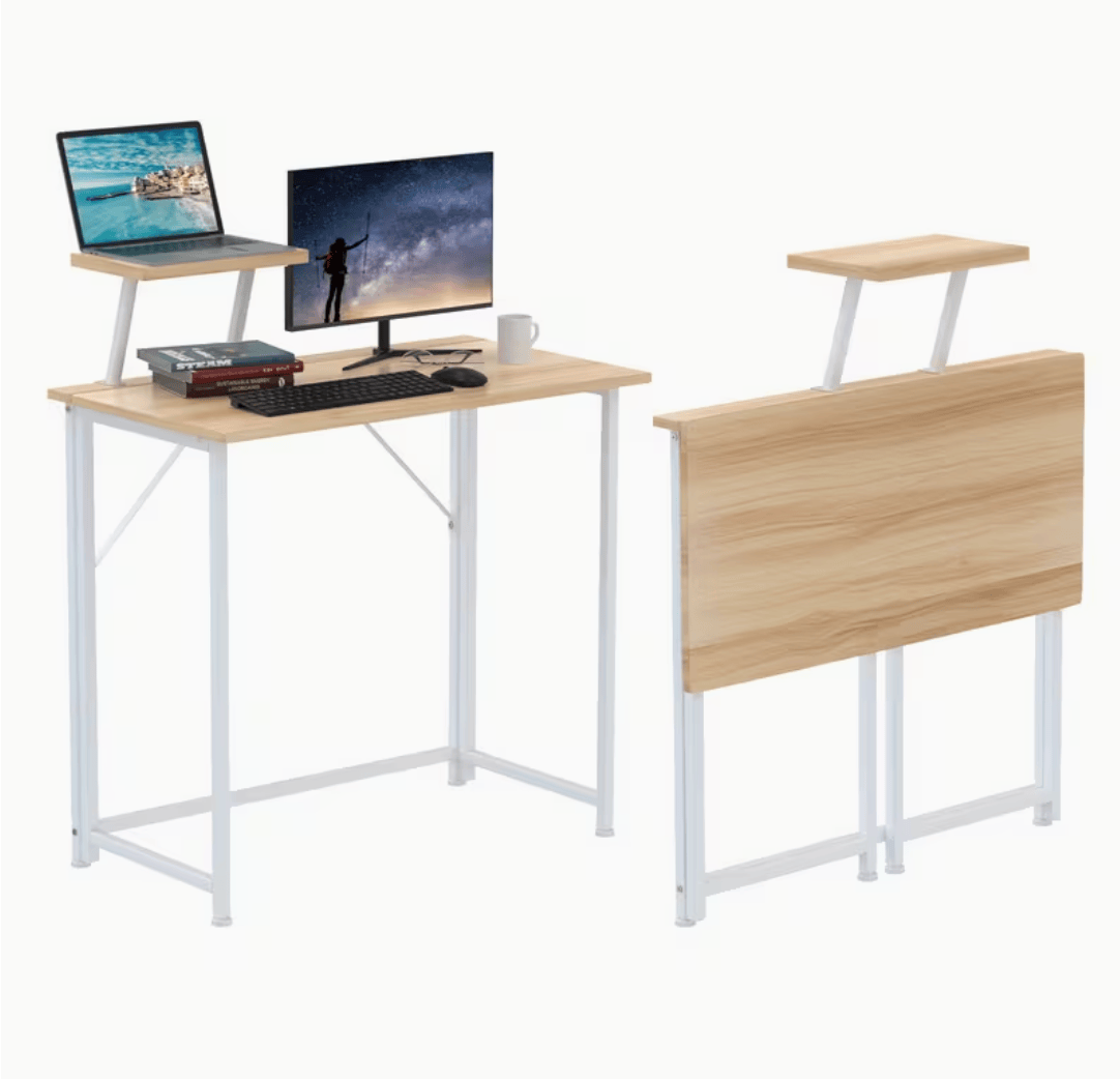 Bureau pliable petit espace 90 cm