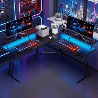 Bureau gamer angle 130 x 130 cm
