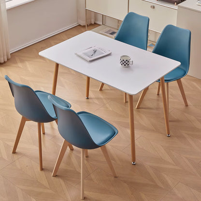 Chaises design nordiques pieds en bois de hêtre | SET de 6 pièces