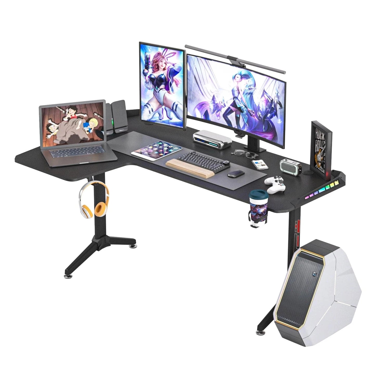 Bureau assis debout gaming