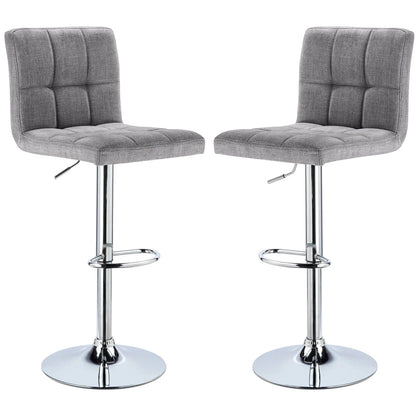 Chaise haute bureau en tissu | SET 2 PIÈCES