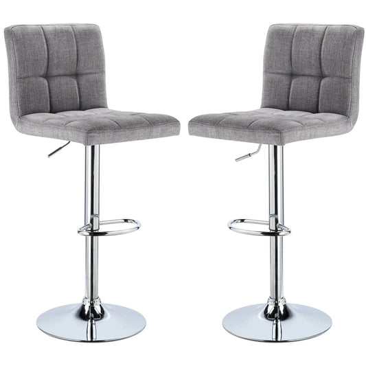 Chaise haute bureau en tissu | SET 2 PIÈCES