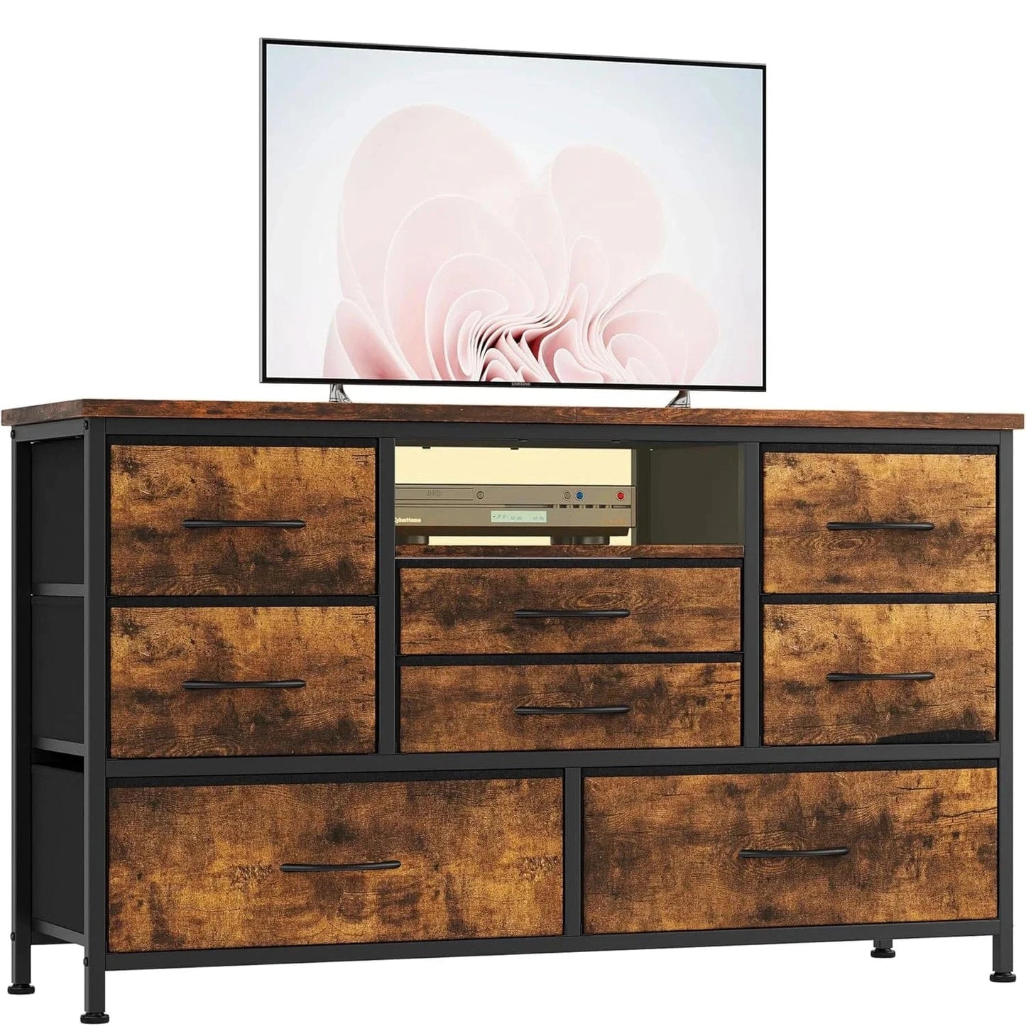 Meubles de rangement bureau bois rustique