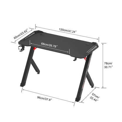 Bureau gamer avec led