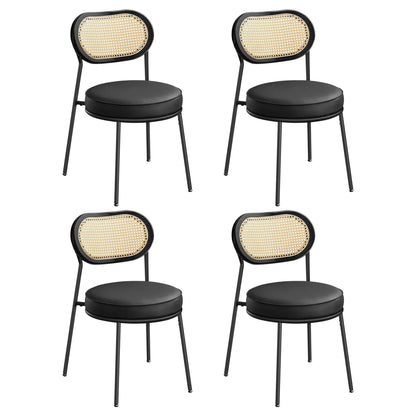 Chaise avec un dossier en cannage | SET DE 2 PIÈCES