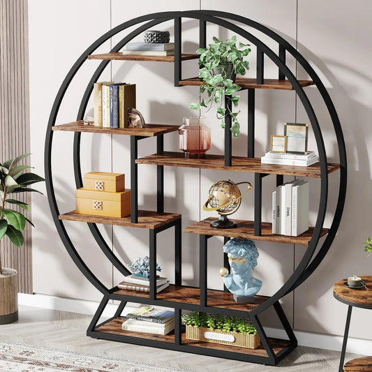 Étagère de bureau ronde design