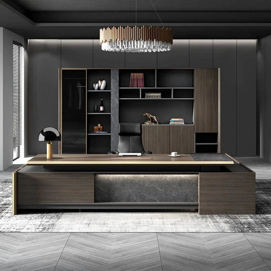 Bureau de direction en bois design moderne