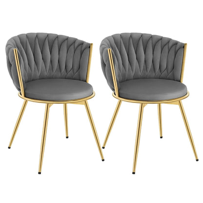 Chaise espace accueil design luxe | SET 2 PIÈCES