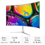 Écran PC 27 pouces incurvé 75Hz Full HD