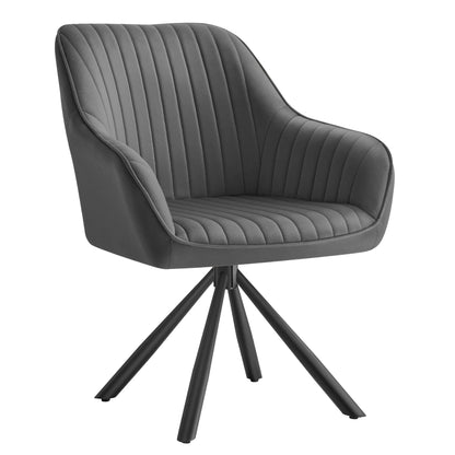 Siège de réunion à pivot en velours