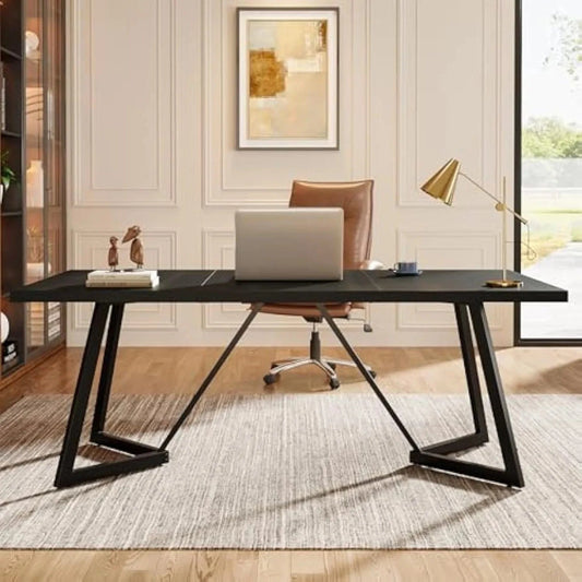 Bureau de travail noir