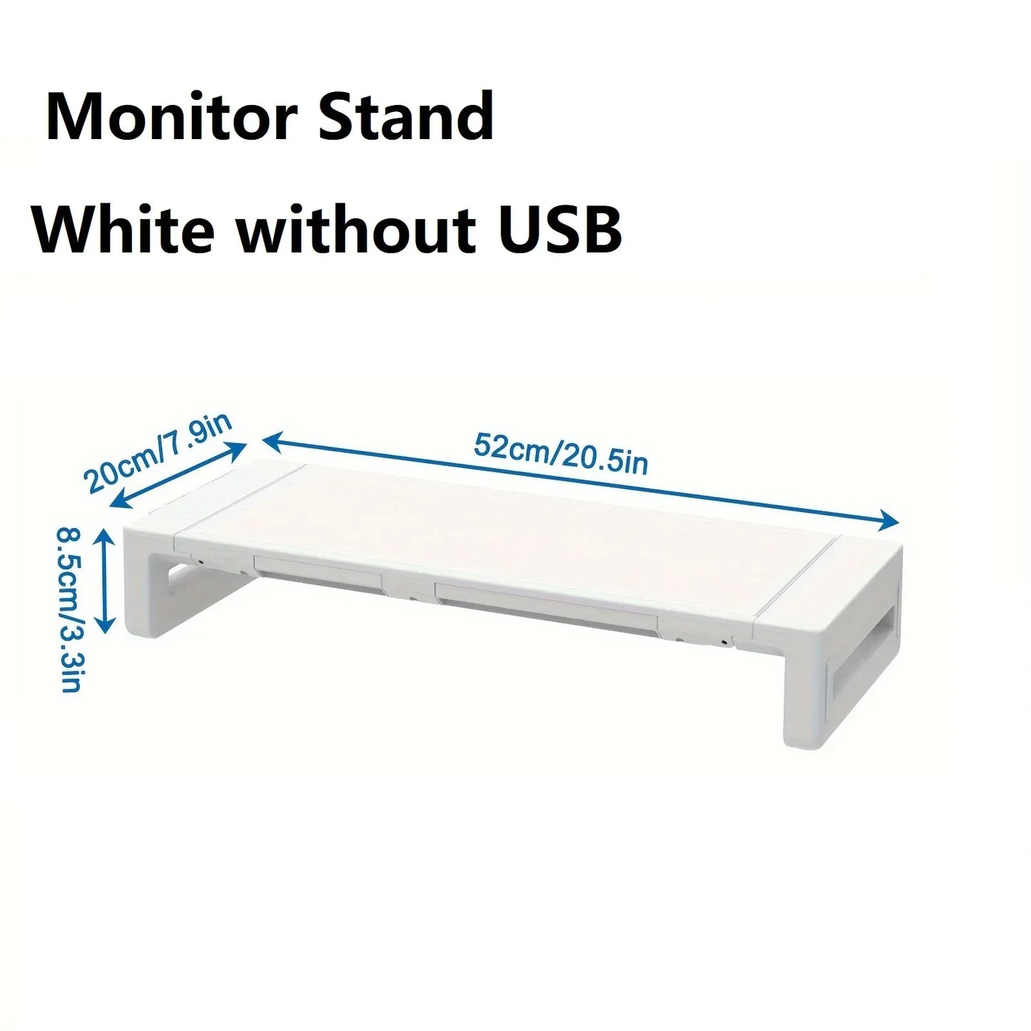 Rehausseur écran pliable avec tiroir et port USB