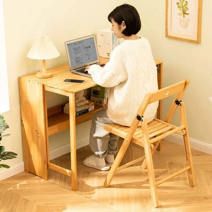 Bureau pliable en bois