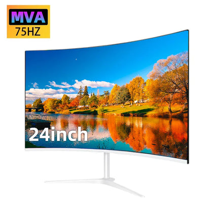 Écran PC 24 pouces incurvé 75Hz Full HD