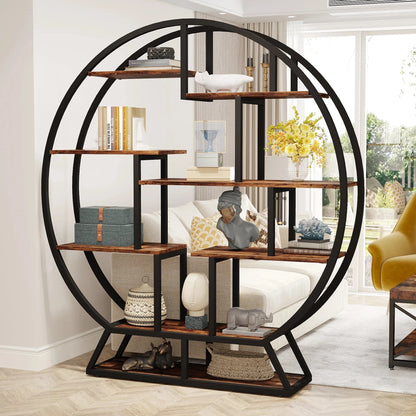Étagère de bureau ronde design