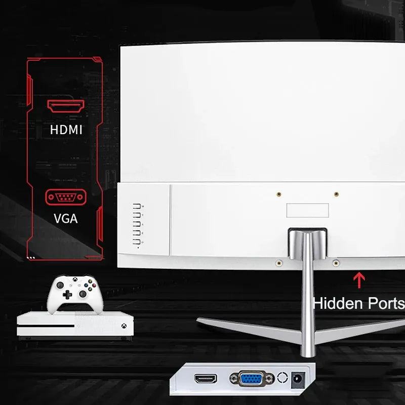Écran PC 24 pouces incurvé 75Hz Full HD