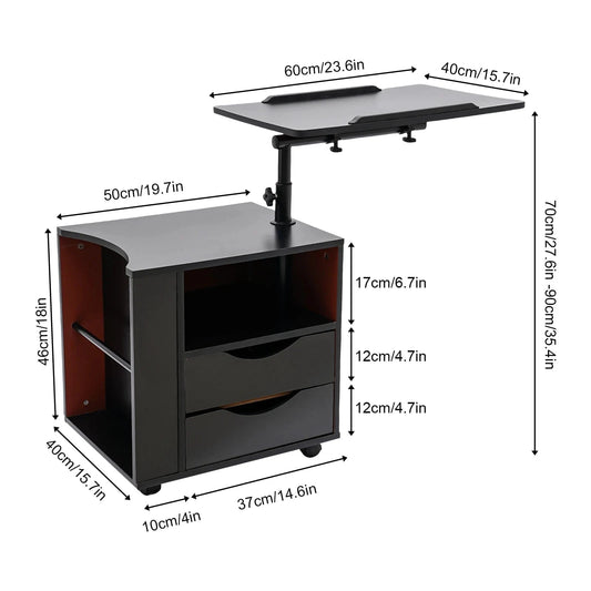 Caisson de support ordinateur