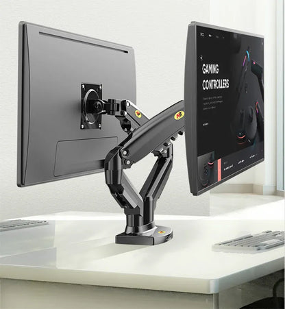 Bras articulé écran PC et support laptop ressort à gaz