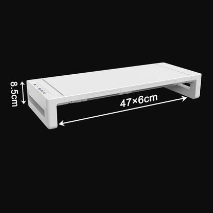 Rehausseur écran pliable avec tiroir et port USB