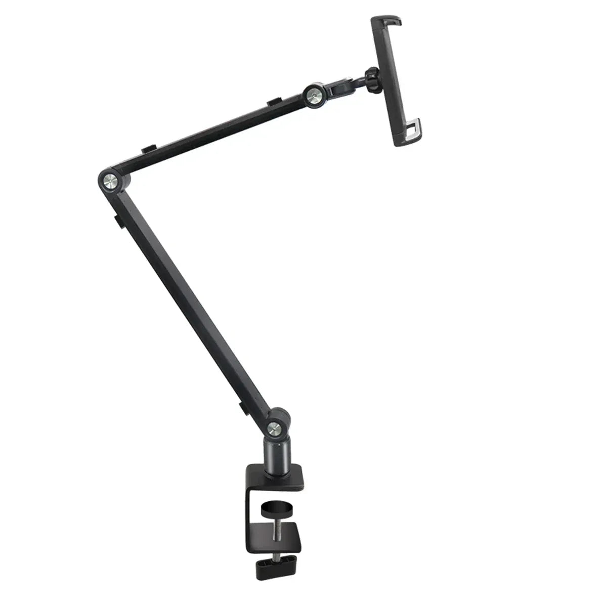 Bras articulé tablette rotation 360° et hauteur réglable