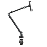 Bras articulé tablette rotation 360° et hauteur réglable