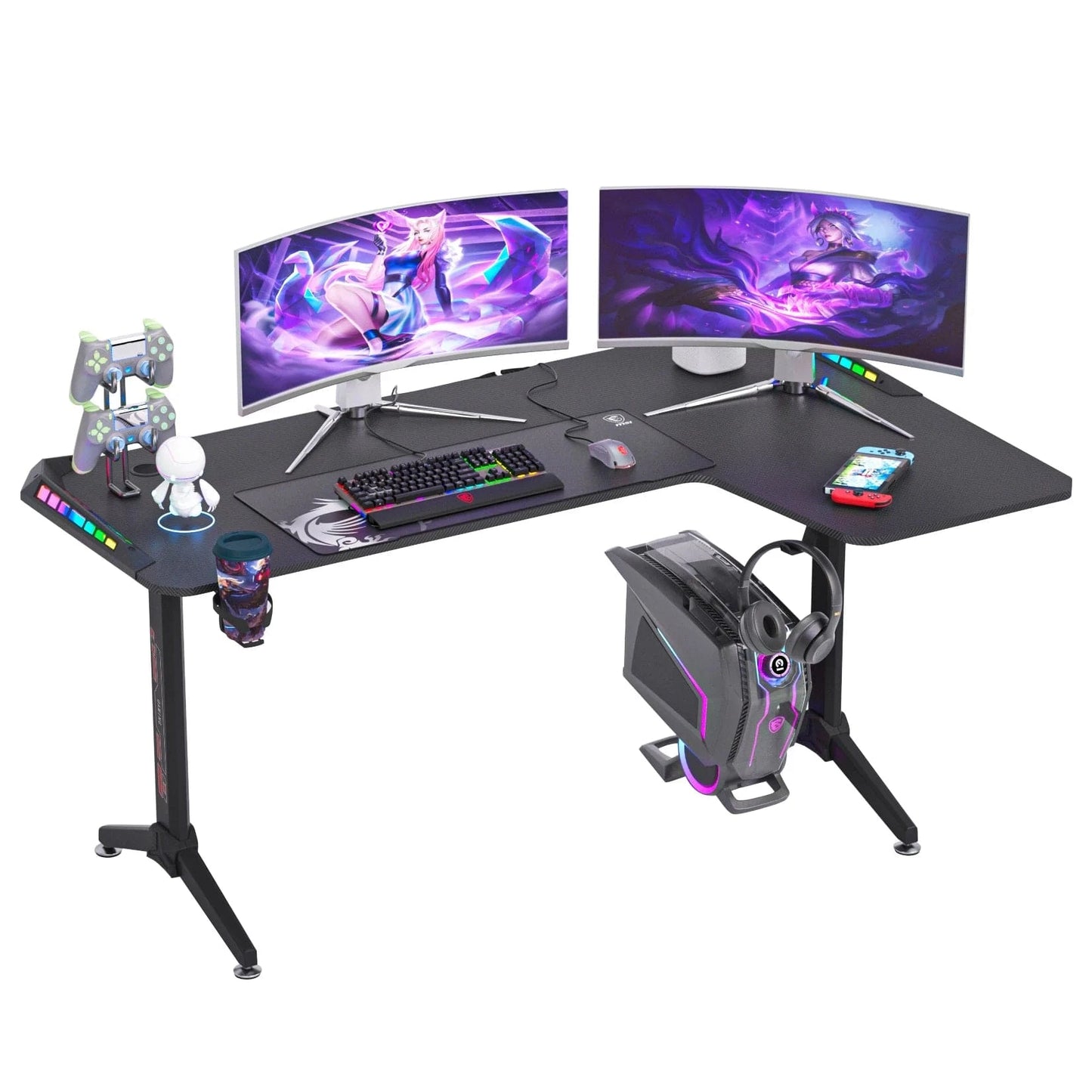 Bureau assis debout gaming