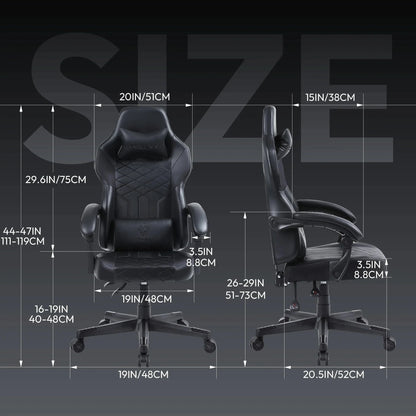 Siège gamer baquet Cuir PU