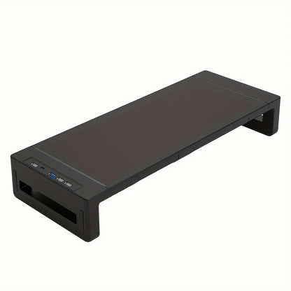 Rehausseur écran pliable avec tiroir et port USB