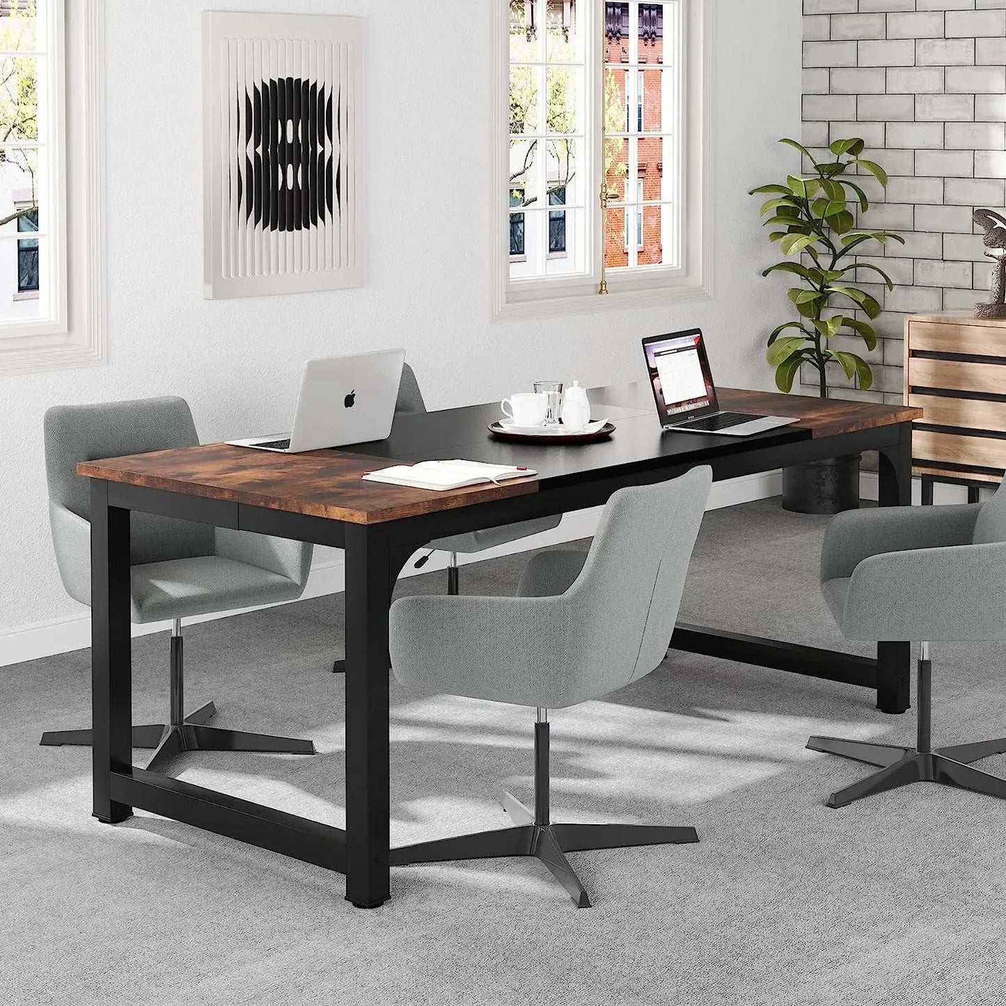 Bureau bois 160 cm