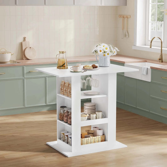 Table haute scandinave blanche