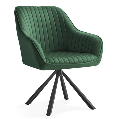 Siège de réunion à pivot en velours