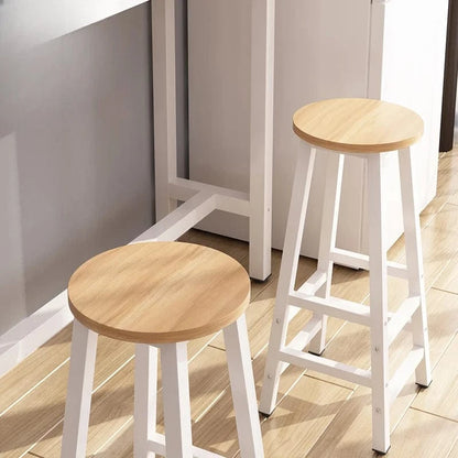 Table haute noir et bois