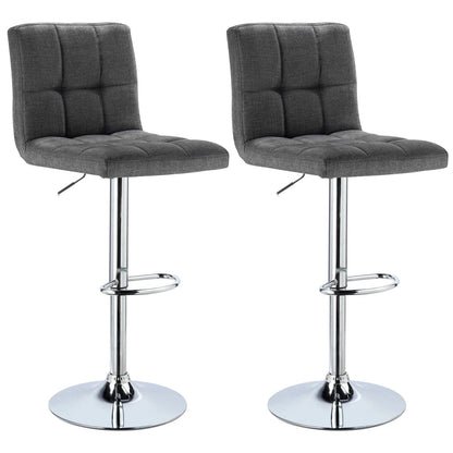 Chaise haute bureau en tissu | SET 2 PIÈCES