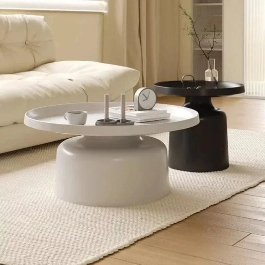 table basse ronde design metal