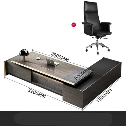 Bureau de direction en bois design moderne