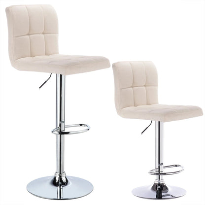 Chaise haute bureau en tissu | SET 2 PIÈCES