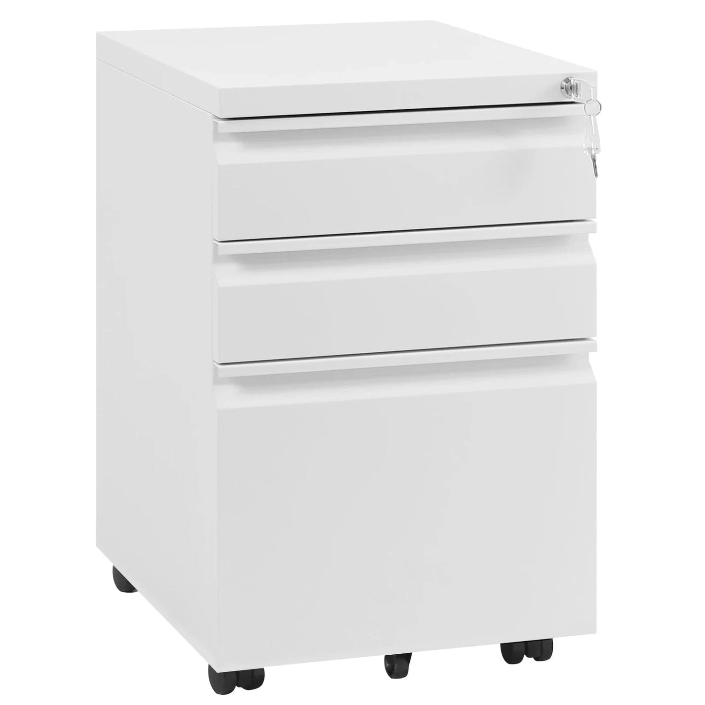 Caisson 3 tiroirs blanc