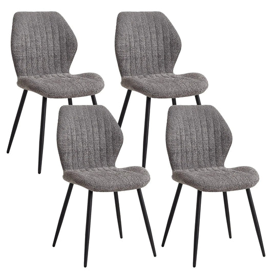 Chaise de réunion en tissu | SET DE 4