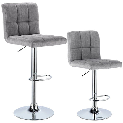 Chaise haute bureau en tissu | SET 2 PIÈCES